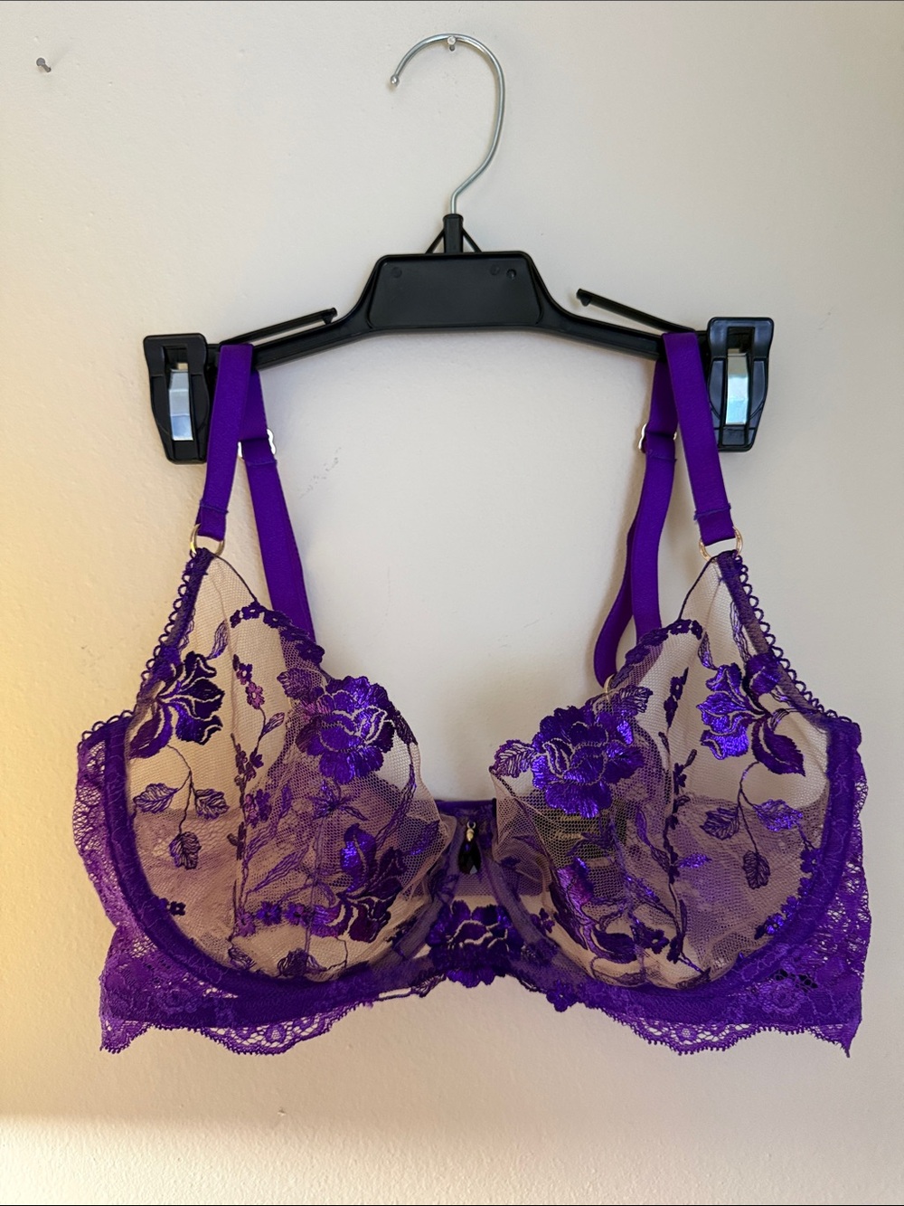 Honey Birdette Whitney Purple Bra 34DD/E